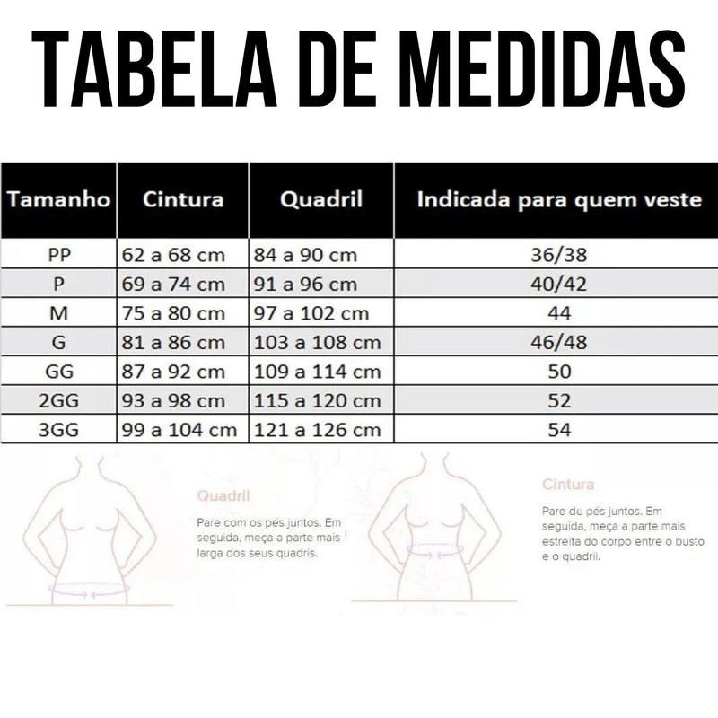 Cinta Modeladora de Alta Compressão Max Compress